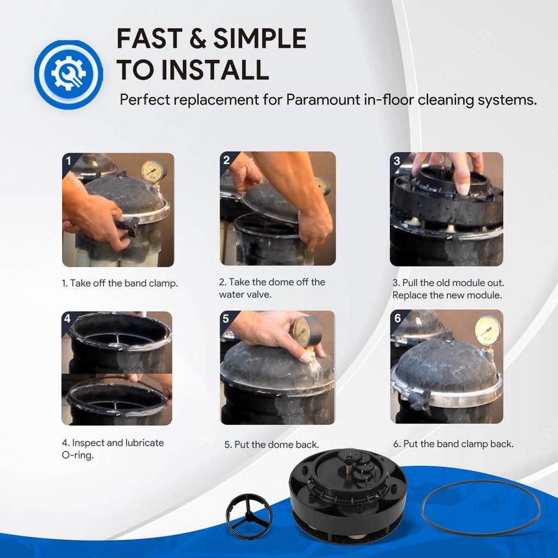 Premium 6 Port Module Kit Replacement for Paramount Water Valve,