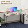 FDW 47 inches Computer Desk/Home Office Desk/Writing Study Table/Modern Simple