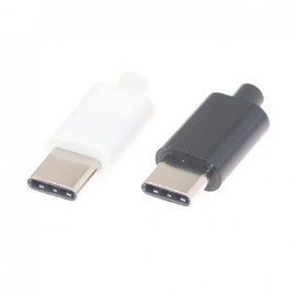 USB-C Type, 5-Pin, Micro USB Connector Plug USB-C Type BL05722 White 100ea