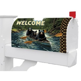 Bear Canoe Magnetic Mailbox Cover Only
