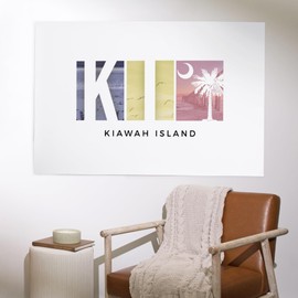 Lantern Press 36x54 Inch Giclee Print, Kiawah Island, South Carolina, KI, Photo Type Blocks