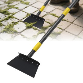 JAOTREL Heavy-Duty Garden Shovel 60inch All-Season Outdoor Tool with 4.3" Wide Blade, Rust-Proof Steel & Ergonomic Handle for Seniors (Weed Removal, Snow Scraper, Moss Cleaner)