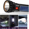 E-SHIDAI 4pcs Solar/Rechargeable Multi Function 1000 Lumens LED Flashlight, with