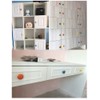 NUODWELL 10 Round Colourful Ceramic Cupboard Knobs Single Hole Pull