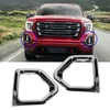 1 Pair Chrome Fog Lamp Bezels 84176753 Left Right Fog