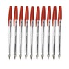 indigo RED Ball point Pens. Quality Stick Biro Pens for