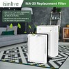 isinlive MA-25 H13 True HEPA Replacement Filter 4 Pack Compatible