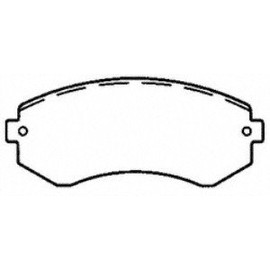 Power Stop 16-422 Front Brake Pad