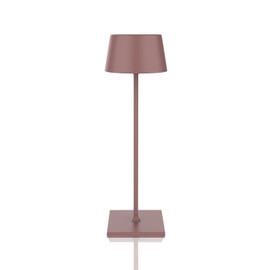 Palmina 842 LED Table Lamp, Dimmable, 4400 mAh LED Table Lamp, Wireless, IP54 Protection, Lamp for Indoor/Outdoor Use, Suitable for Dinner, Reading, Bedroom, Garden and Much More, Pink