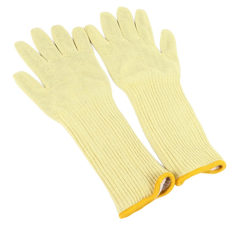 1 Pair Oven Mitts Double Layer Aramid Fiber 300℃ High