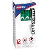 Avery Marks-A-Lot 8885 Marcador Jumbo Punta Cincel, verde, 12 Piezas