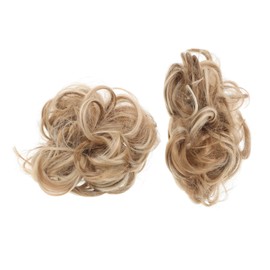 Ipetboom 2pcs Bun Hair Piece for Women: Quick Updo Wig with Messy Bun Scrunchies - Hair Accessory for Various Hairstyles Events Use