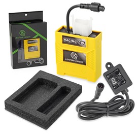 6 Pin AC CDI Box with Long Wire High Performance Racing Part Digital Adjustable 9 Ignition Curves for CG 125cc 150cc 200cc 250cc Engine ATV Dirt Bike Go Kart Scooter Moped Motorcycle Parts (AC CG CDI)