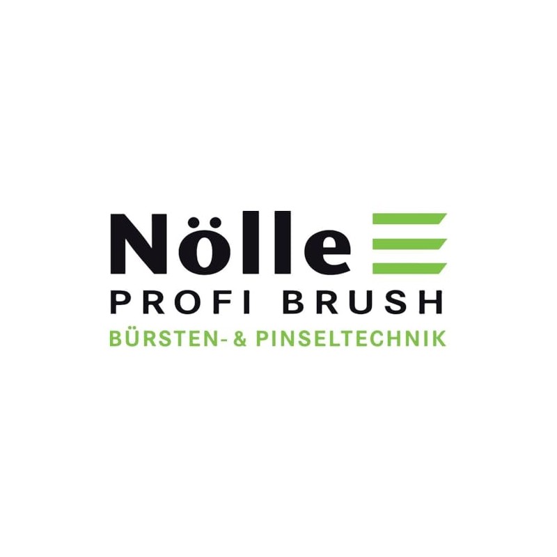 NÖLLE 59620 Flat China Bristle Brush Straight, 20 mm