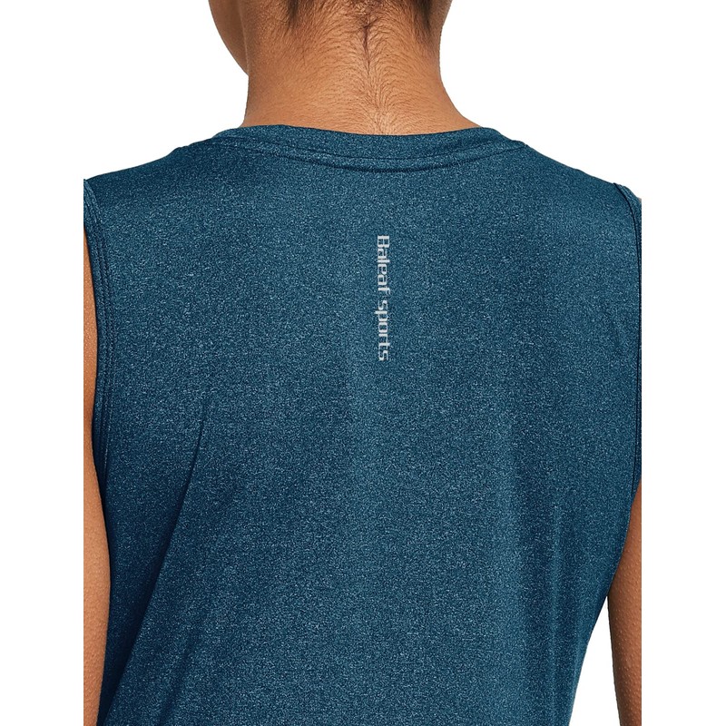 BALEAF Camisetas de entrenamiento sin mangas para mujer, camisetas de