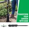 Power Planter Large Bulb Auger- 4"x28" Drill Bit Hole Digger
