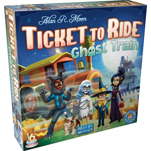 Ticket to Ride Ghost Train Board Game | Train Themed Strategy Game | Fun Family Adventure Game for Adults and Kids | Ages 6+ | 2-4 Players | Average Playtime 15-30 Minutes | Made by Days of Wonder