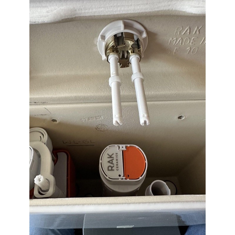 Brushed Brass Effect Dual Flush Toilet Button for RAK Toilets