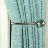 BlueXP 2 Pack Metal Curtain Holdback Hook Crystal Ball U-Form