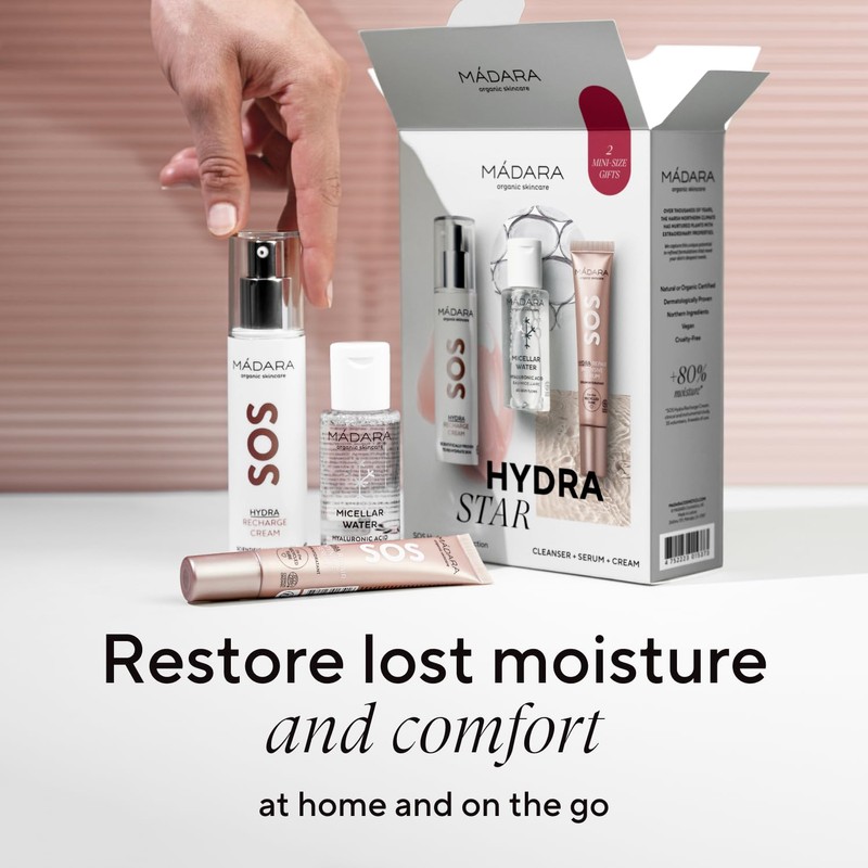 MÁDARA Hydra Star Collection 115 ml - 3-Step Skincare Gift