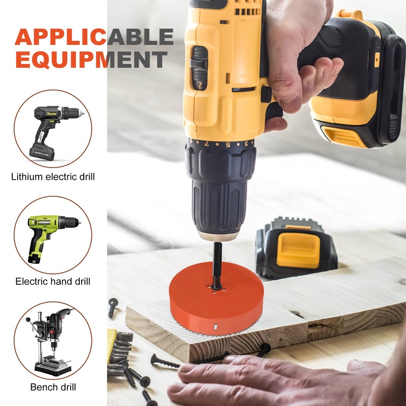 Storystore 4 1/8 Hole Saw for Recessed Lights,Hole Saw Kit
