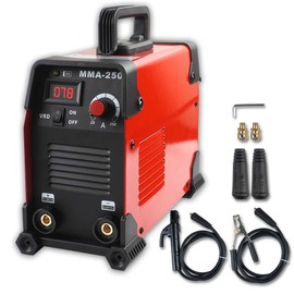 Shikha 250Amp ARC Welding Machine Dual 110 220 volts,Portable DC Inverter Welder 20-250Amp IGBT Digital Display LCD with Welder Inverter Welding Machine Kits
