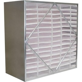 Filterbuy 24x24x12 Air Filter MERV 13 No Header (1-Pack), Rigid Cell Box Filters HVAC Replacement (Actual Size: 23.38 x 23.38 x 11.38 Inches)