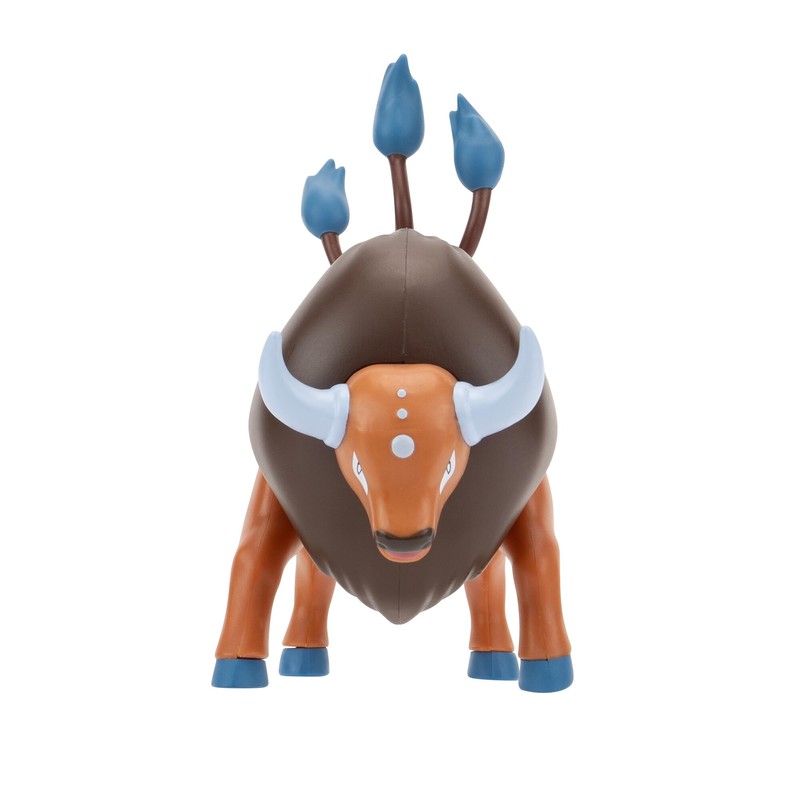 Pokémon PKW3369 - Battle Feature Figure - Tauros, offizielle bewegliche