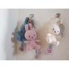 Marks International BON TON TOYS Corduroy Miffy Keychain 10cm White