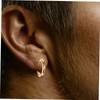 Beavorty 4 pairs Minimalist Hoop Earrings for Women Elegant Circle