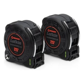 2 Cintas Metricas En Pulgadas Crescent Lufkin G2 25 Pies (Usado)                                                                                      