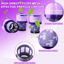 Filter für Dyson V11 Ersatzteile,3er Set，waschbare HEPA-Filter, hochwertiger Ersatzfilter für Dyson V11 Absolute, Animal, Torque Drive，Langlebig, leistungsstark