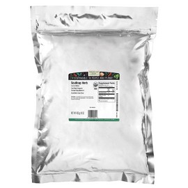 Organic  Scullcap Herb, Cut & Sifted, 16 oz (453 g)