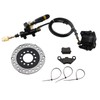 Hydraulic Rear Disc Brake Caliper System Pads Disk Rotor For