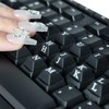 Raised Keyboard Sticker with DIY Character Decals for Nail Art