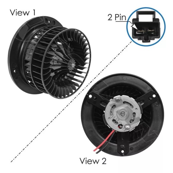 Automann Blower HVAC Freightliner Volvo Part# ABPN83301327, 85103395 - 830.21222