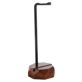 Operitacx Headset Display Stand Durable Walnut Wood Headset Hanger for Desk Organization Tidy Workspace Compatible with All Headphone Types