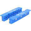 BRILLIANT TOOLS BT156940 Vice Jaws with Grooves, 2 Pieces, Plastic