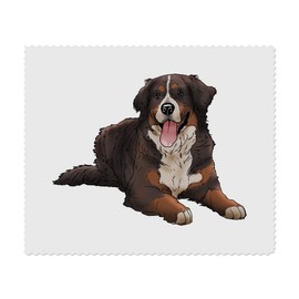 2 x 'Bernese Mountain Dog' Microfibre Lens/Glasses Cleaning Cloths (LC00011374)