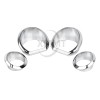 Unbranded Chrome Gauge Bezel Trims For Harley Electra Street Glide