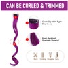 2 x Clip-In Hair Extension Highlights Streaks, Colourful Hair Highlights