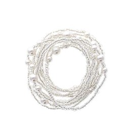 Waist Beads Body Chains, 2 Pieces Colorful African Waist Beads Belly Chains Waist Chains (Set 14)