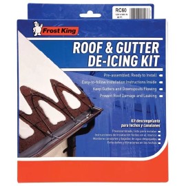 Frost King RC60 Automatic Electric Roof & Gutter De-Icing Cable Kit 60ft 300W