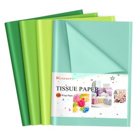 NACHLYNN 54 Sheets Green Tissue Paper Bulk Saint Patrick's Day Gift Wrapping Paper 14 x 20 inch Art Paper Crafts for Christmas Wedding Holiday Birthday Party Crafts Decorations