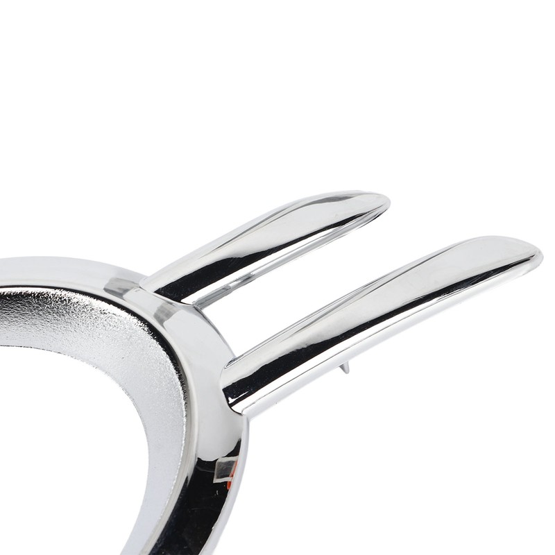 2PCS Fog Lamp Bumper Grille Cover Gloss Chrome 2118851174 Replacement