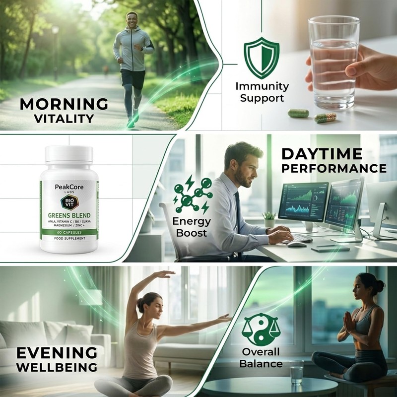 PeakCore Labs® Greens Blend | Premium BioVit® Formula | 100%