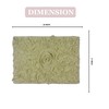 Home Weavers Bell Flower Collection 100% Cotton Tufted Bath Rugs,