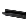Yamazaki 3268 Magnetic Bathroom Towel Hanger, Black, Approx. W 7.1