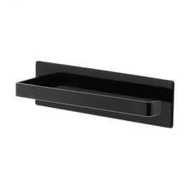 Yamazaki 3268 Magnetic Bathroom Towel Hanger, Black, Approx. W 7.1 x D 1.8 x H 2.0 inches (18 x 4.5 x 5 cm), Tower Type, Bathroom Towel Rack