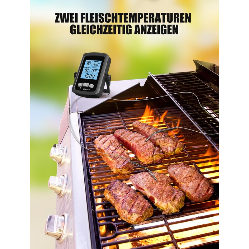 CIRYCASE Digital Meat Thermometer, Quick & Precise Read Meat Thermometer